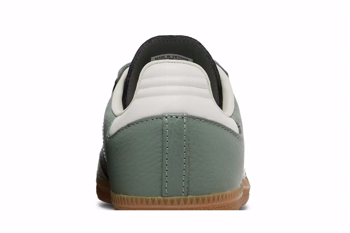 adidas Women's Samba OG Silver Green Gum, view 8