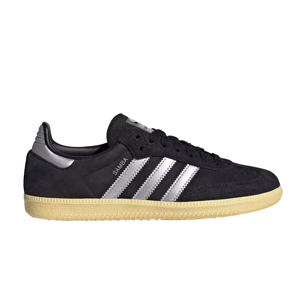 adidas Women's Samba OG Black Almost Yellow