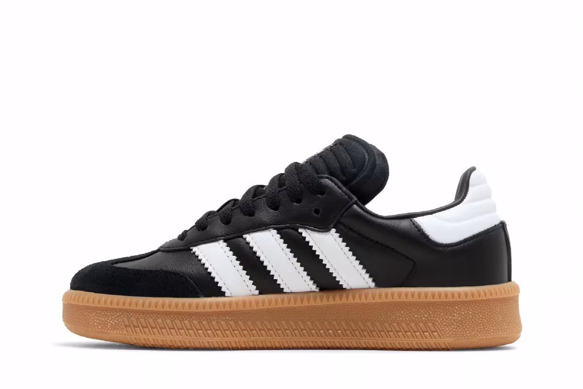 adidas Samba XLG J Black White Gum, view 4