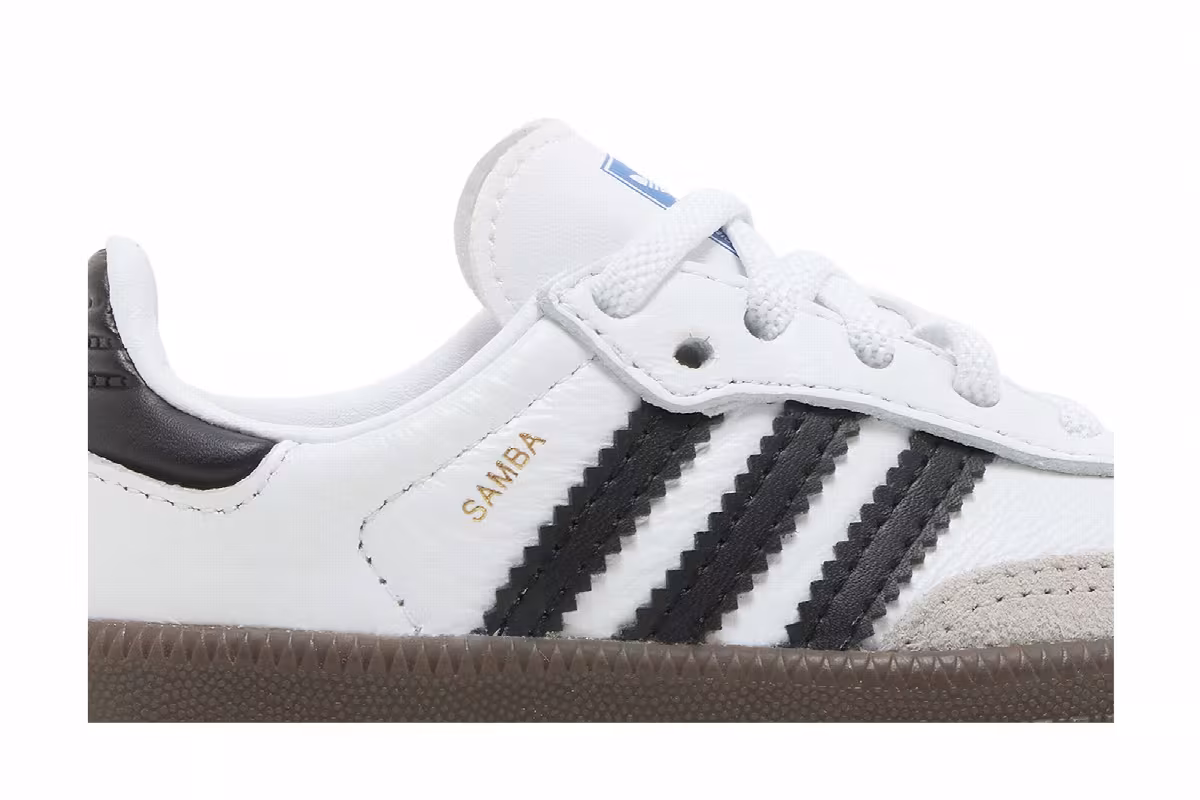 adidas Samba OG I White Black Gum, view 3