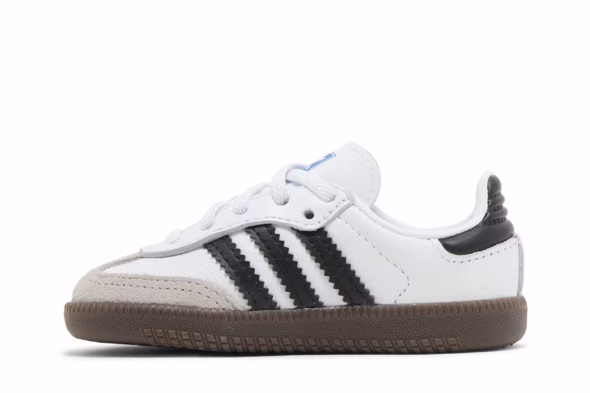 adidas Samba OG I White Black Gum, view 4