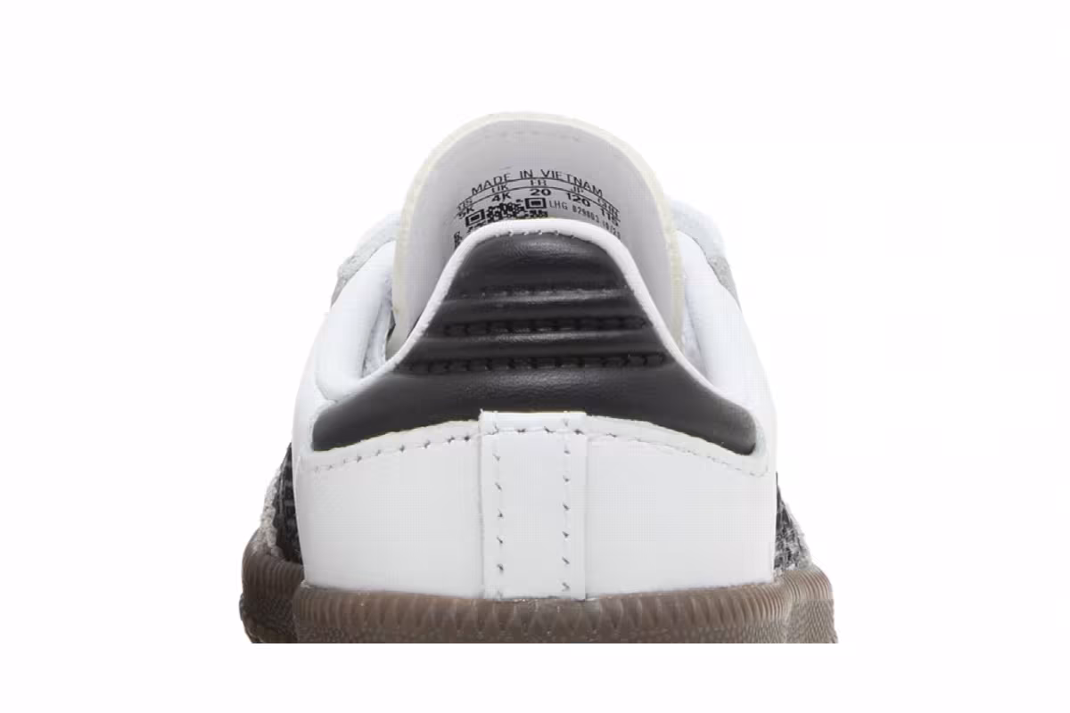 adidas Samba OG I White Black Gum, view 8