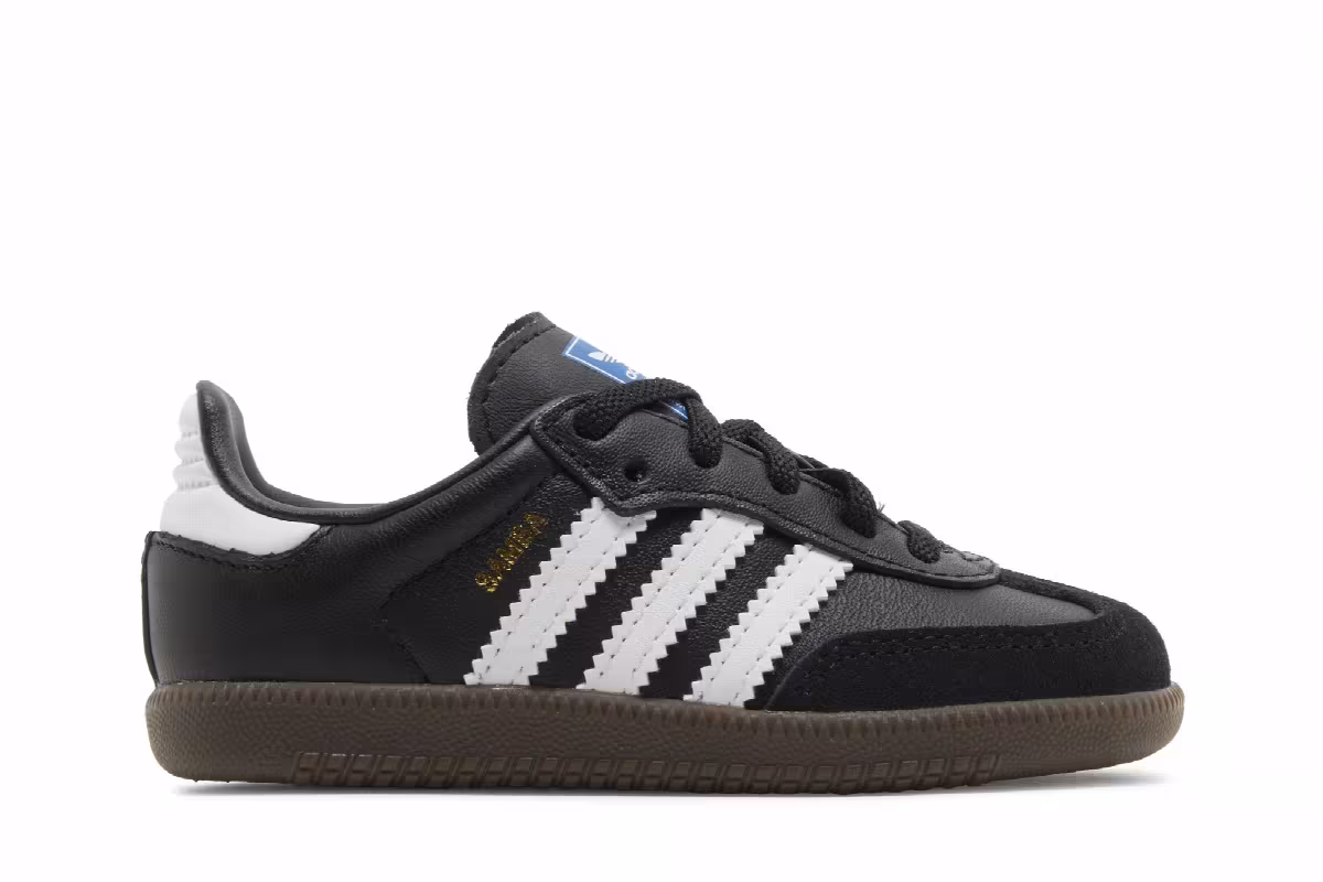 adidas Samba OG I Black White Gum, view 2