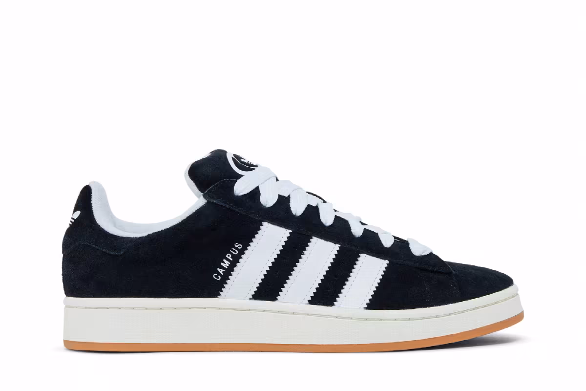 adidas Campus 00s Core Black Gum, view 2