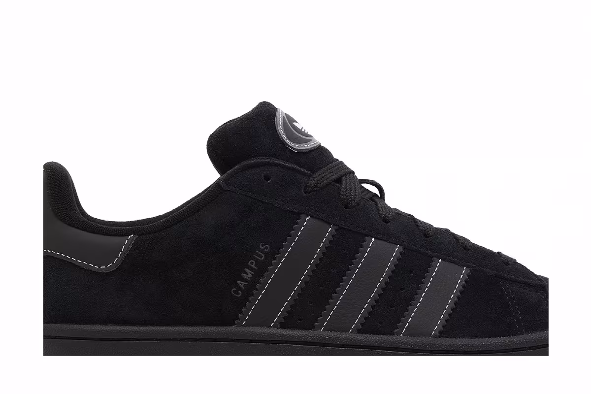 adidas Campus 00s Black White Contrast Stitching, view 3