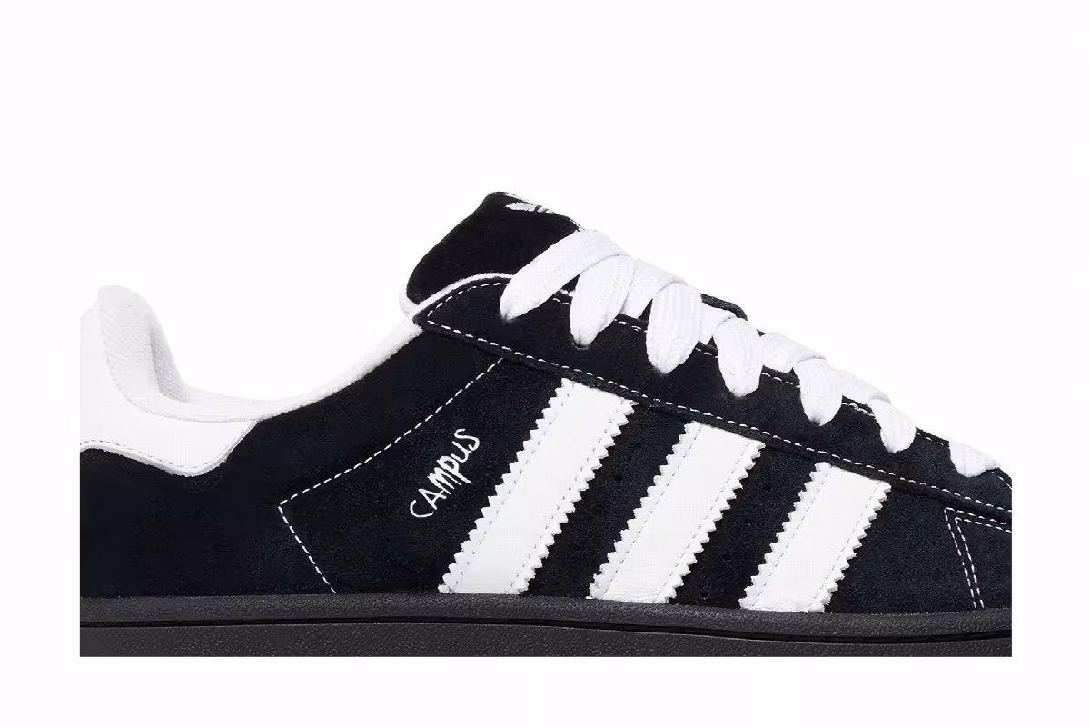 Korn x adidas Campus 00s Black Gum, view 3