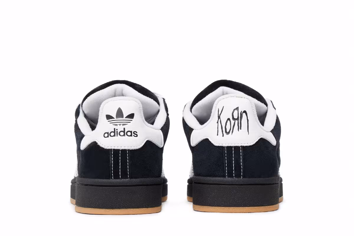 Korn x adidas Campus 00s Black Gum, view 7