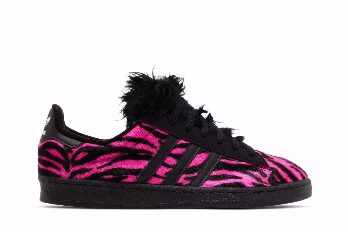 Jeremy Scott x adidas Campus 80s Bones - Pink Zebra, view 2