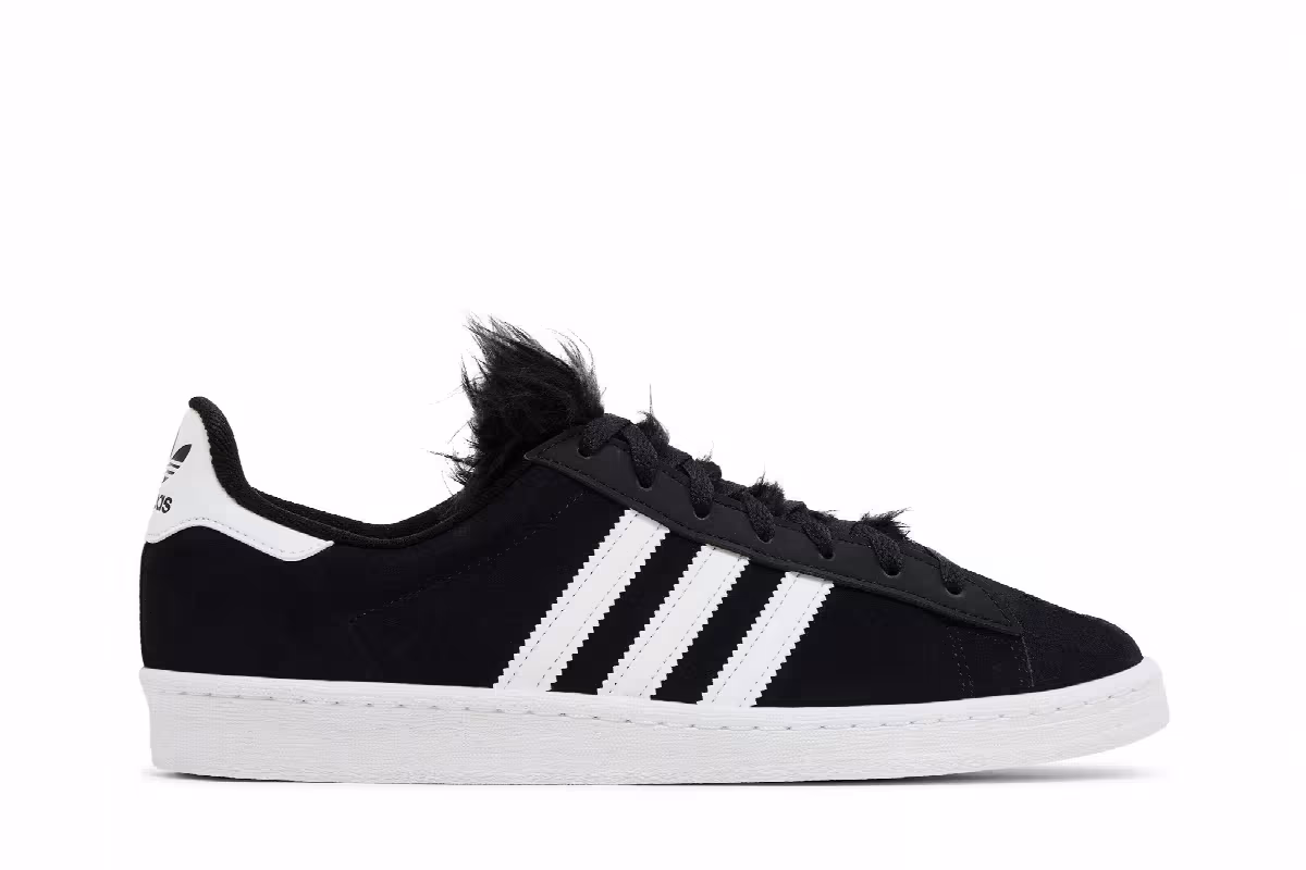 Jeremy Scott x adidas Campus 80s Bones - Black, view 2