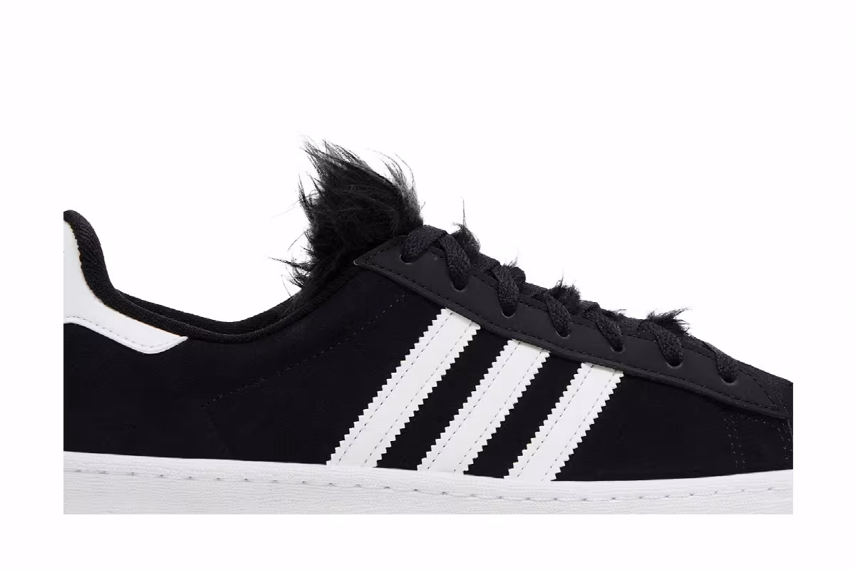 Jeremy Scott x adidas Campus 80s Bones - Black, view 3