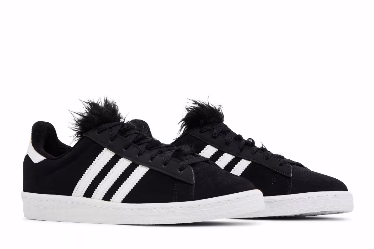 Jeremy Scott x adidas Campus 80s Bones - Black, view 9