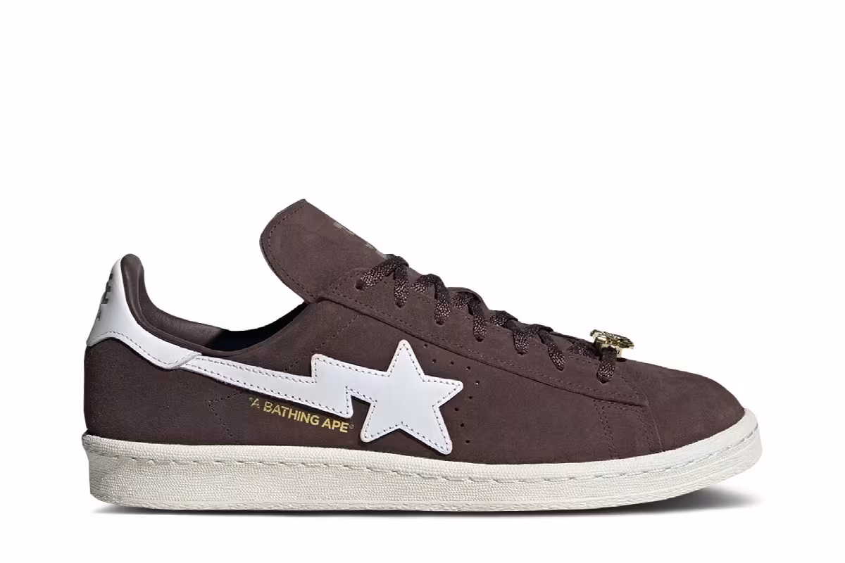 BAPE x adidas Campus 80s 30th Anniversary - Brown, view 2