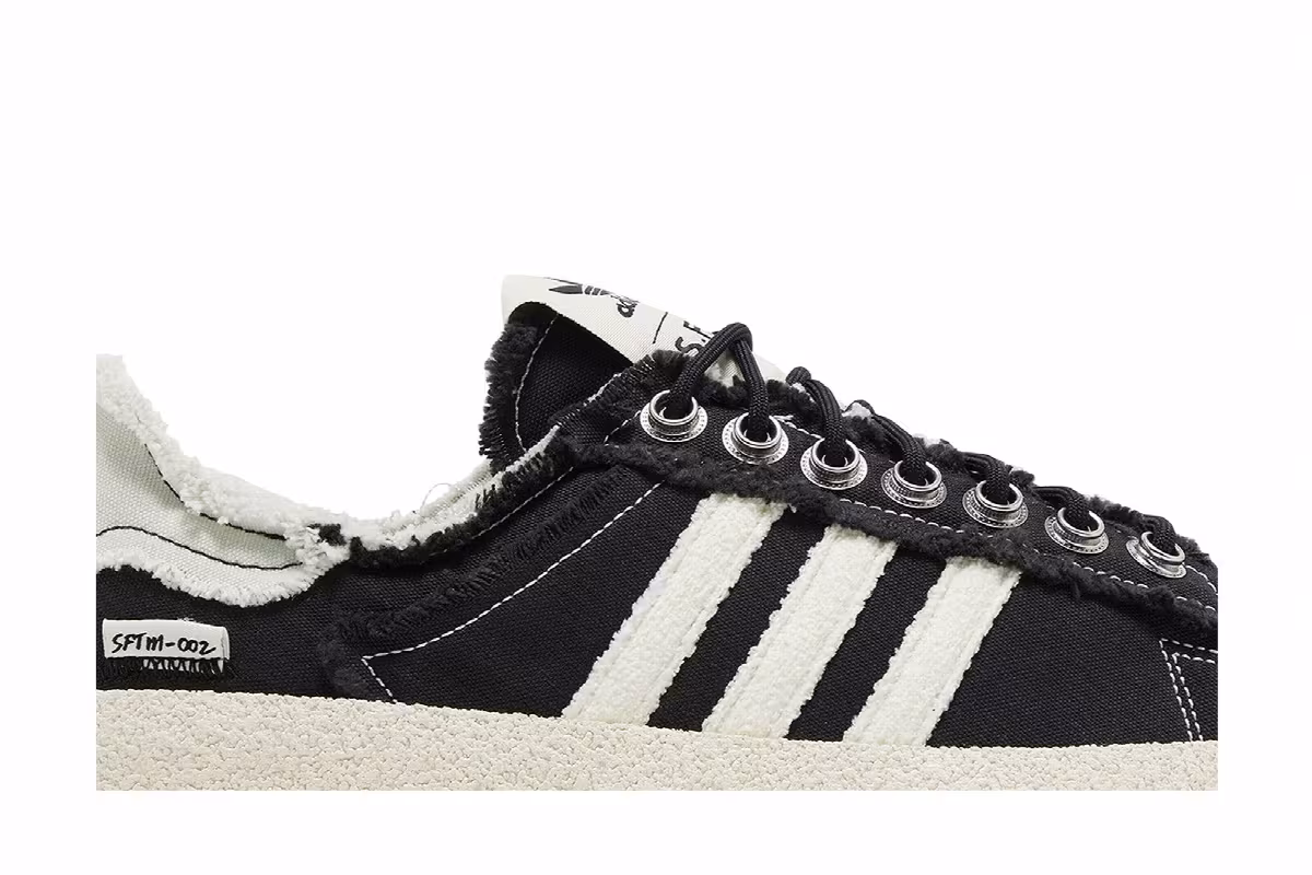 Song for the Mute x adidas Campus 80s Black, view 3