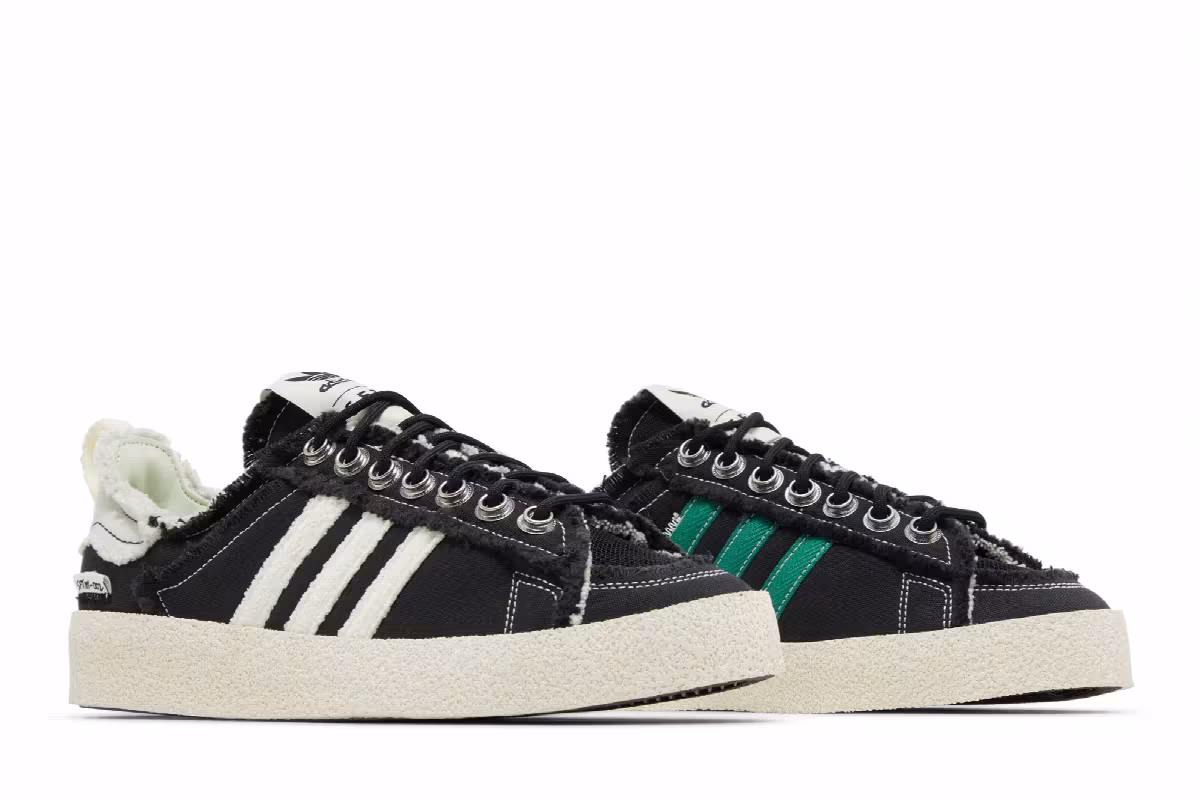 Song for the Mute x adidas Campus 80s Black, view 9