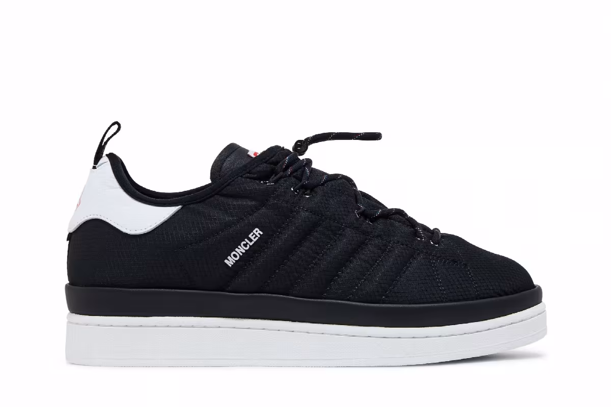 Moncler x adidas Campus The Art of Exploration - Black White, view 2