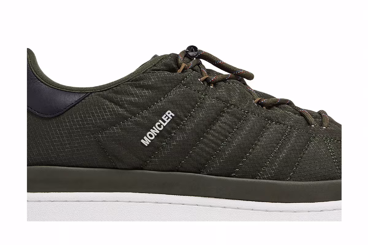 Moncler x adidas Campus The Art of Exploration - Olive Night, view 3