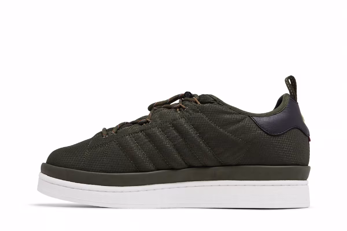 Moncler x adidas Campus The Art of Exploration - Olive Night, view 4