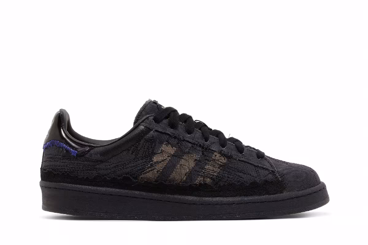 Youth of Paris x adidas Campus 80s Black, view 2