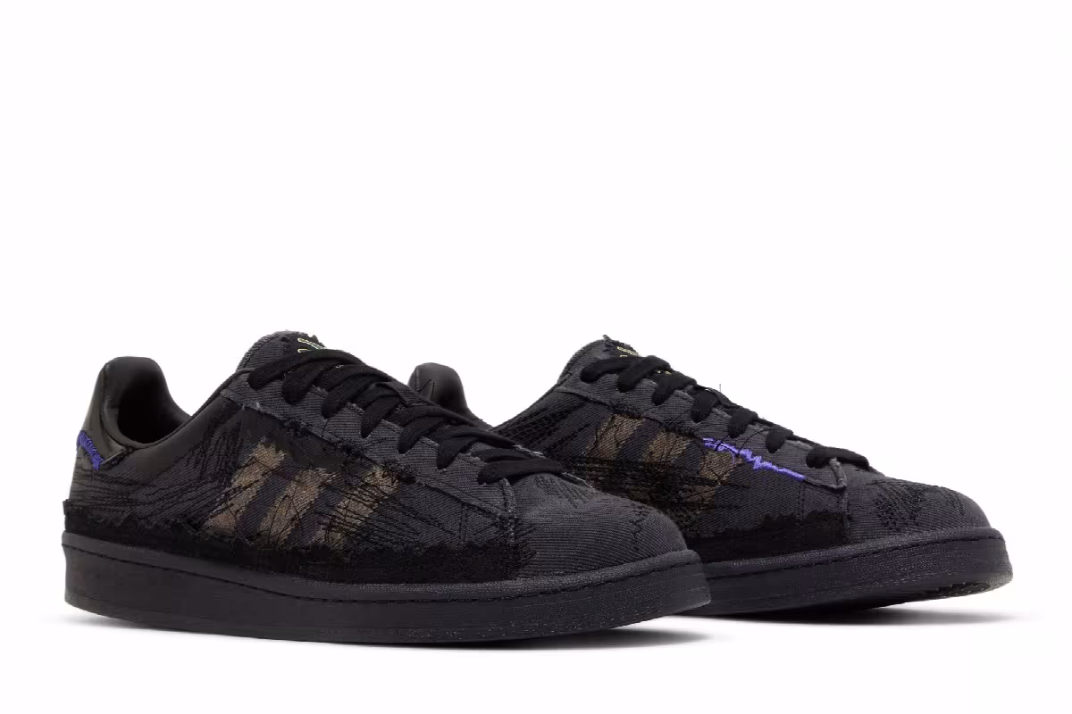 Youth of Paris x adidas Campus 80s Black, view 9