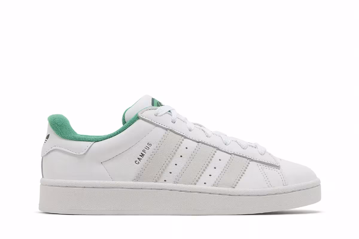 Adidas Campus 00s White Semi Court Green, view 2