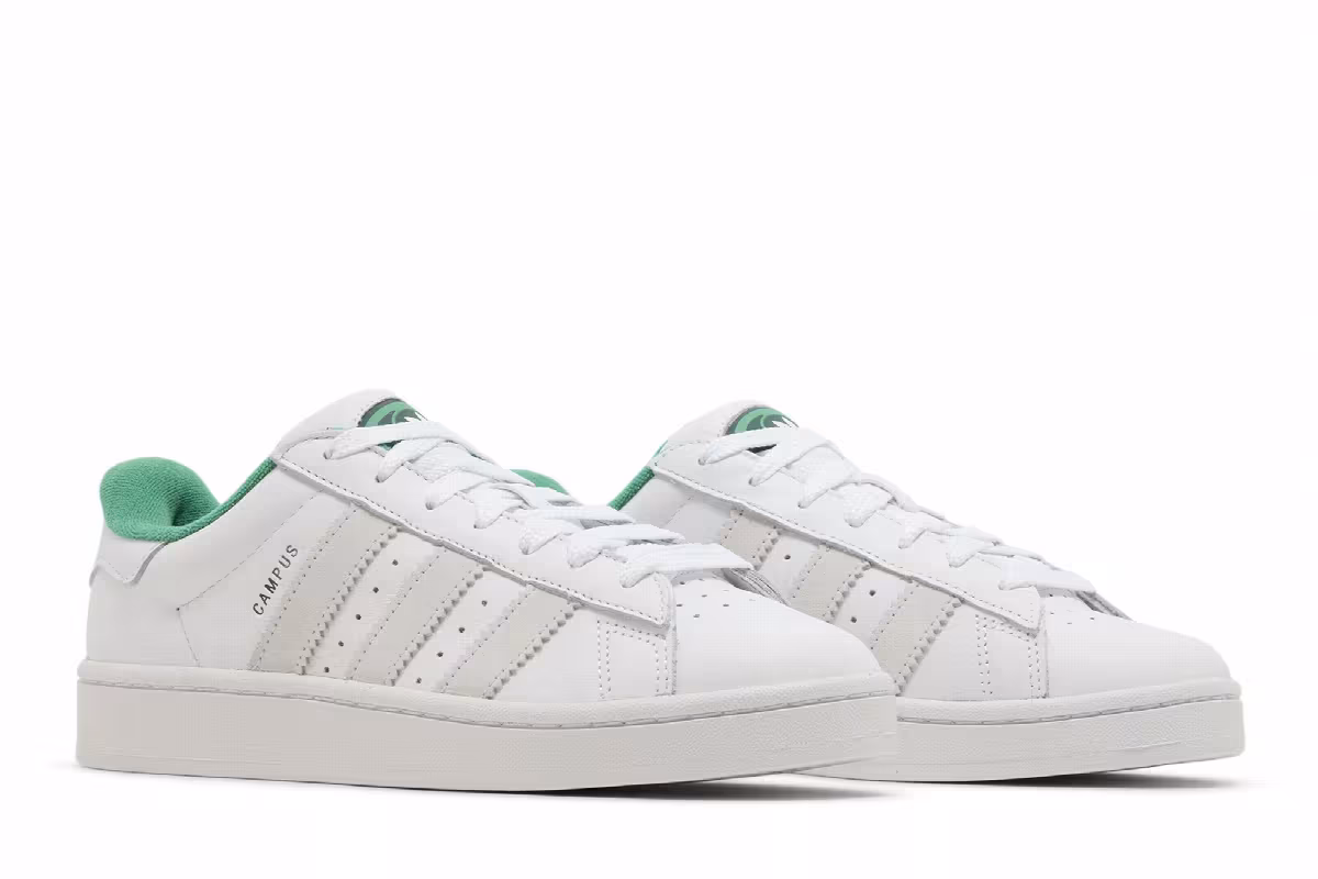 Adidas Campus 00s White Semi Court Green, view 9