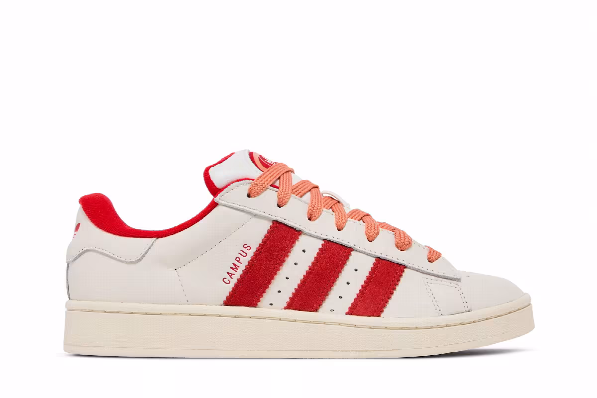 adidas Campus 00s Off White Preloved Red, view 2