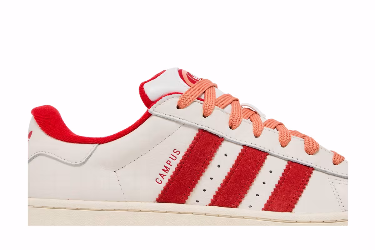 adidas Campus 00s Off White Preloved Red, view 3