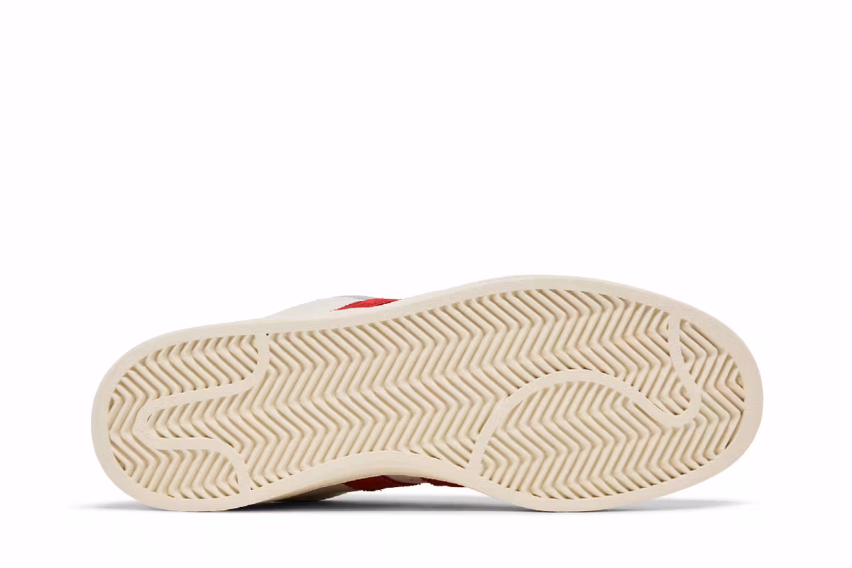 adidas Campus 00s Off White Preloved Red, view 5