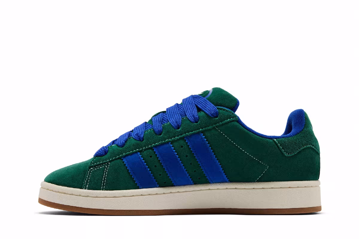 adidas Campus 00s Dark Green Semi Lucid Blue, view 4