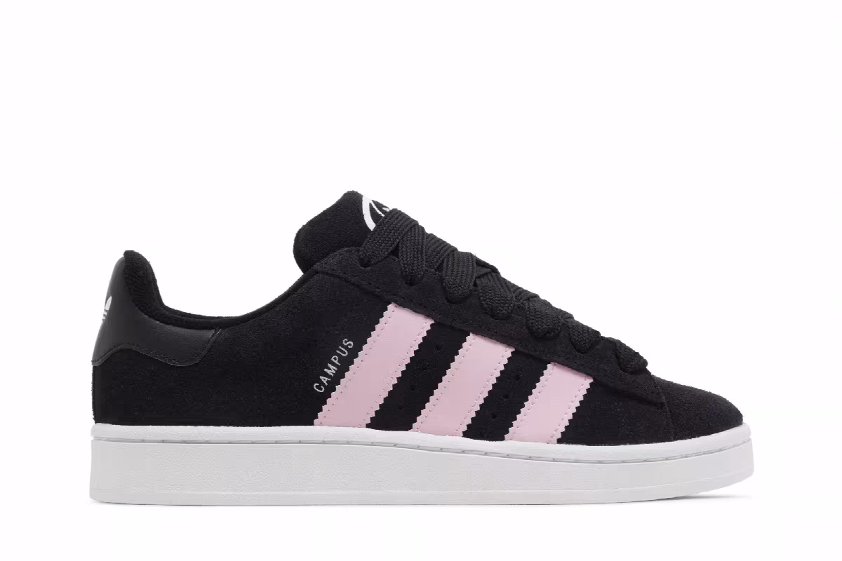 adidas Women's Campus 00s Black True Pink, view 2
