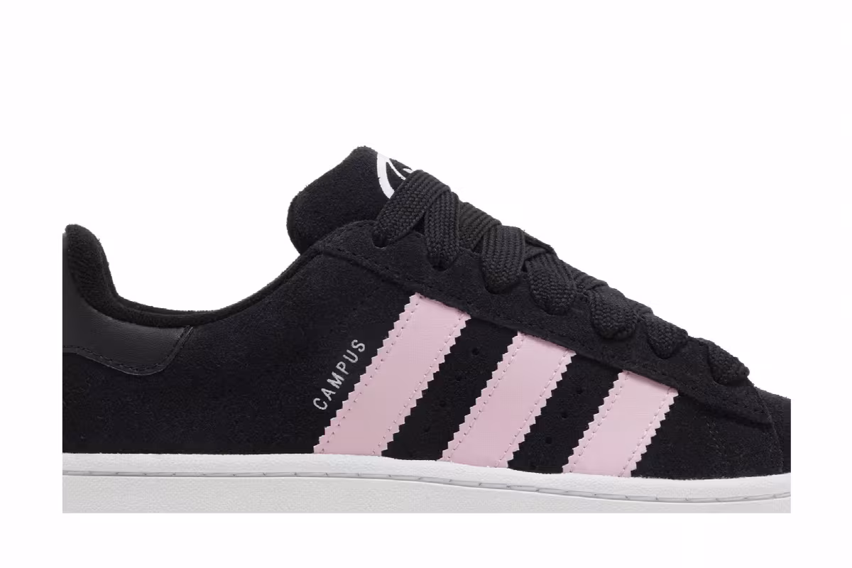 adidas Women's Campus 00s Black True Pink, view 3