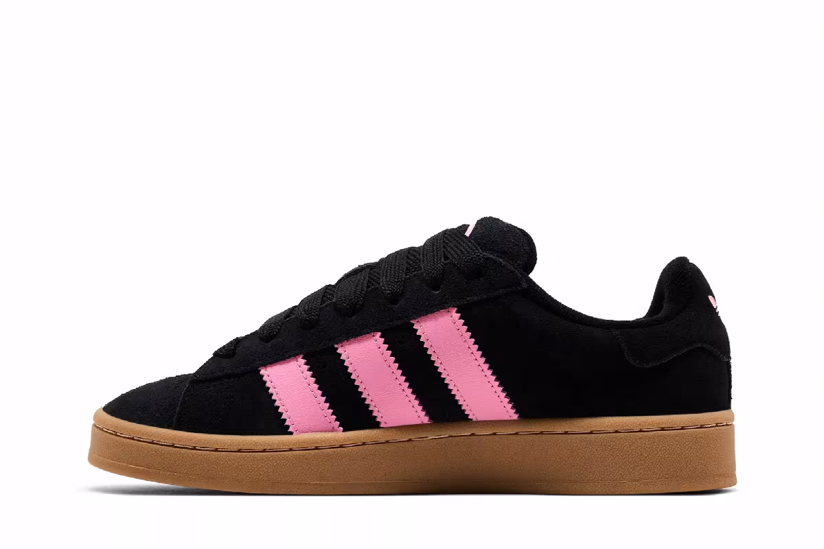 adidas Women's Campus 00s Black True Pink Gum, view 4