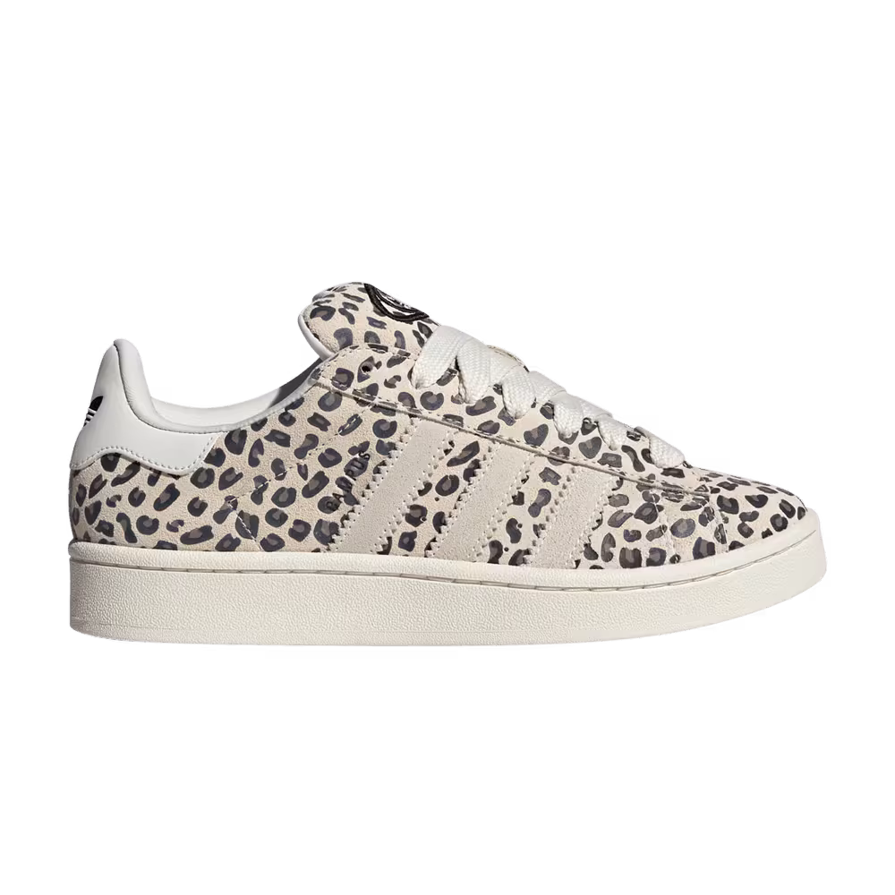 adidas Women's Campus 00s Cream Leopard