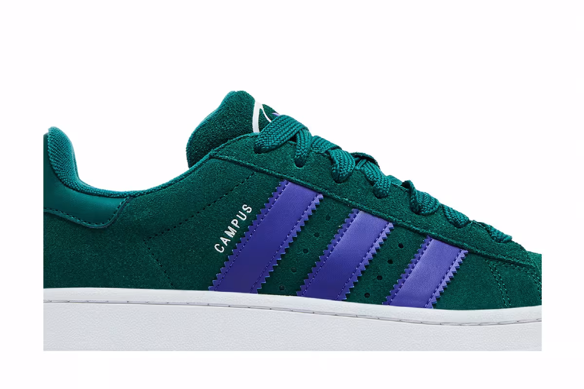 Adidas Women's Campus 00s Collegiate Green Energy Ink, view 3