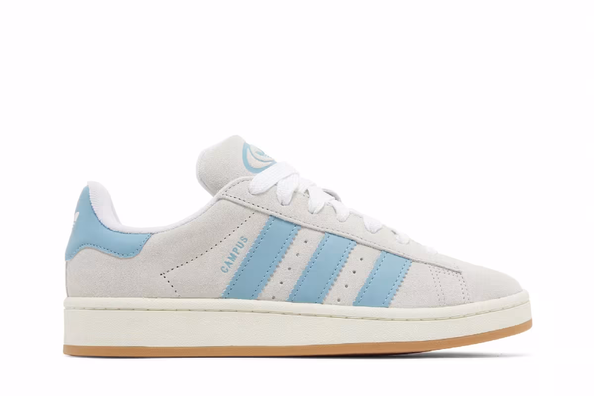 adidas Women's Campus 00s White Preloved Blue, view 2