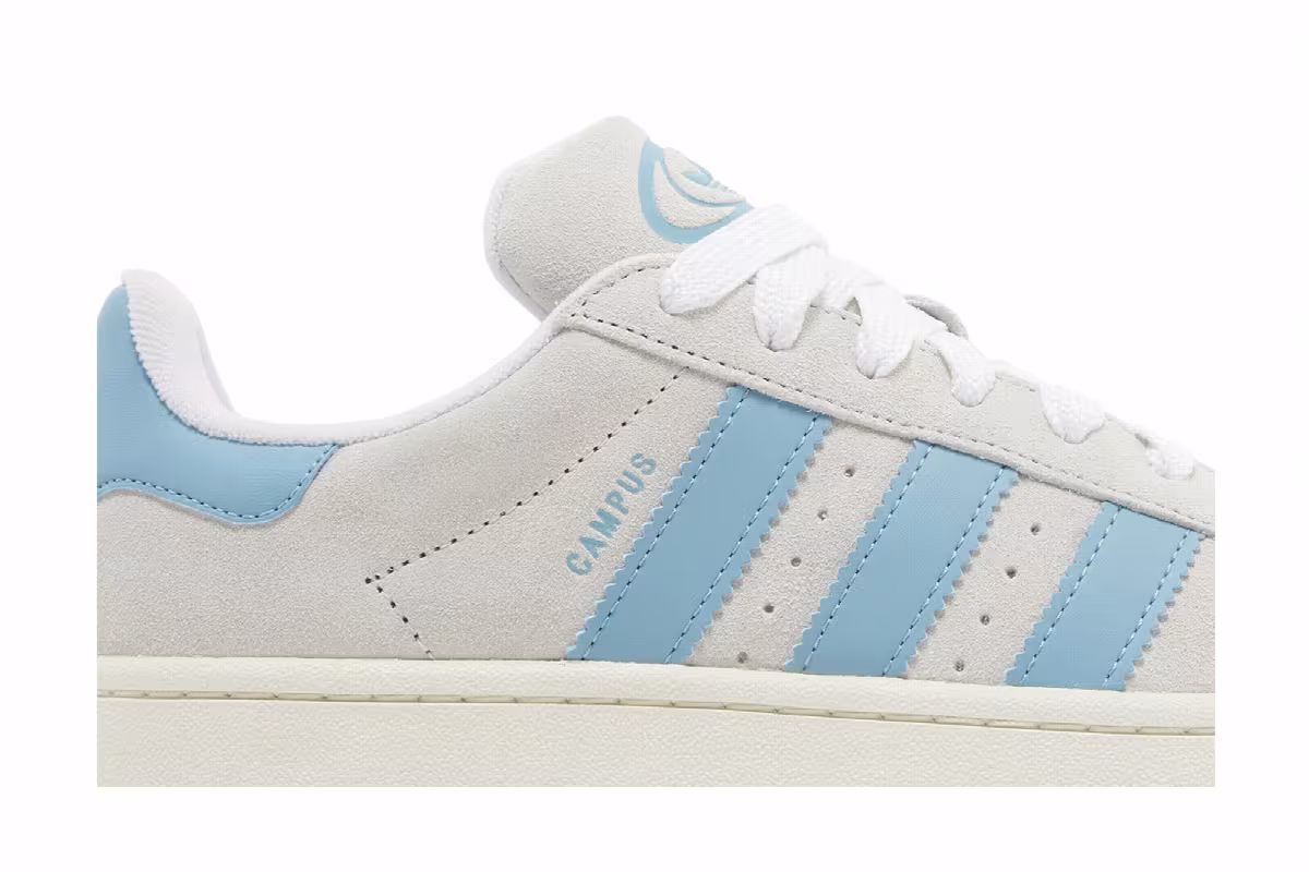 adidas Women's Campus 00s White Preloved Blue, view 3