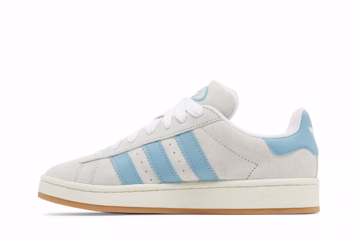 adidas Women's Campus 00s White Preloved Blue, view 4