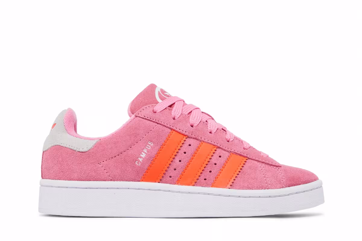 adidas Campus 00s J Bliss Pink Solar Red, view 2