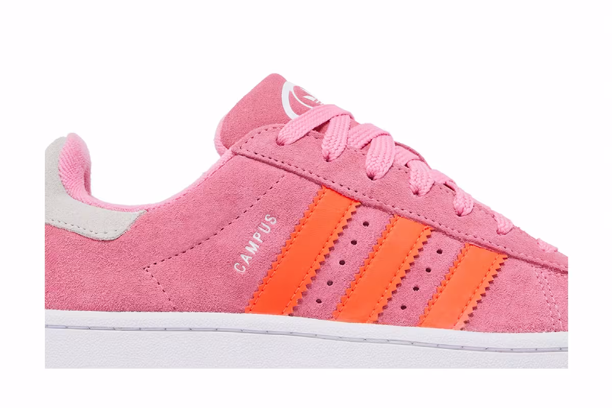 adidas Campus 00s J Bliss Pink Solar Red, view 3