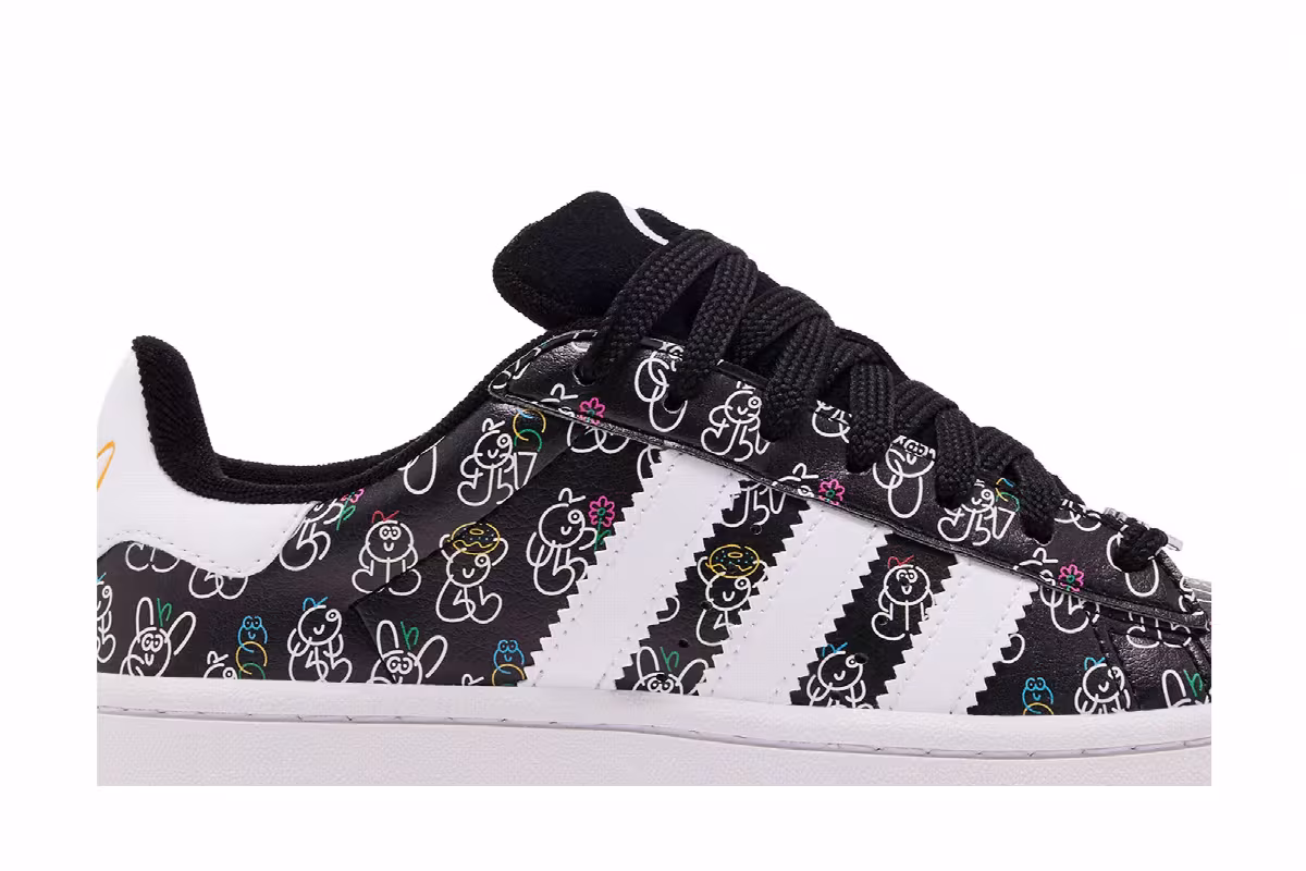 James Jarvis x adidas Campus 00s J Allover Characters, view 3