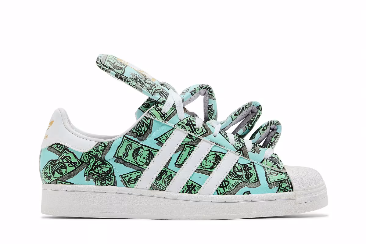 Jeremy Scott x adidas Superstar Money, view 2