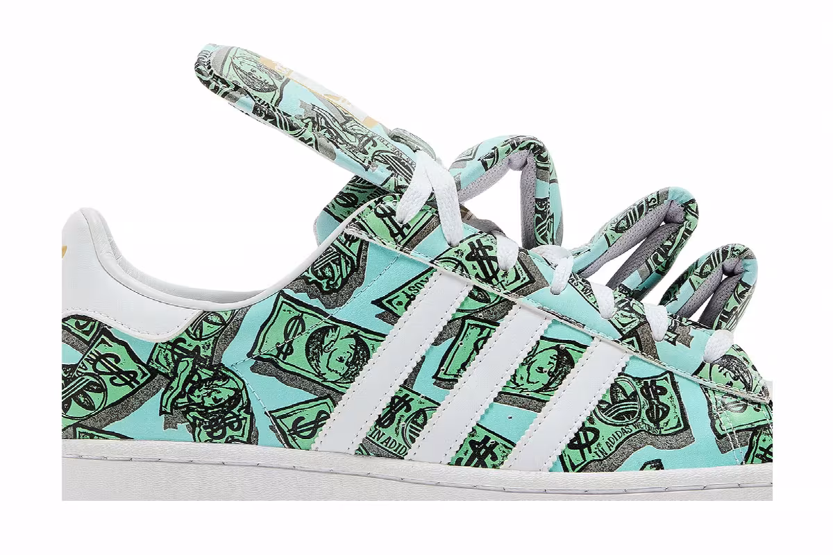 Jeremy Scott x adidas Superstar Money, view 3
