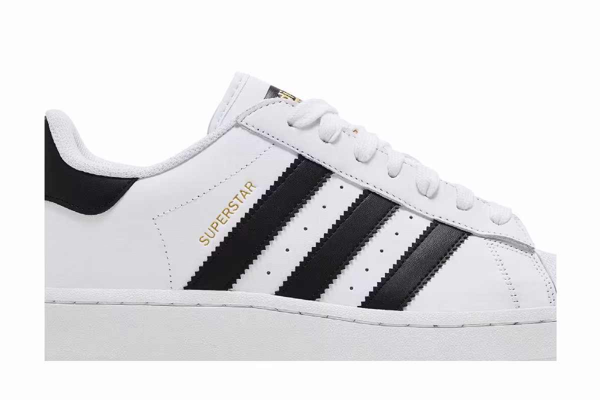 adidas Superstar XLG White Black, view 3