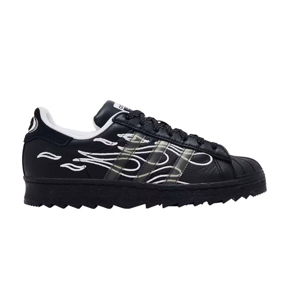 No Sleep Rave Club x adidas Superstar Ripple Core Black