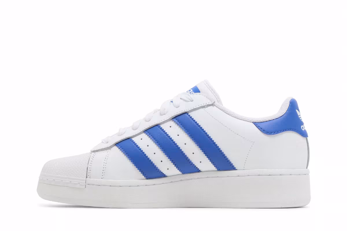 Adidas Superstar XLG White Blue, view 4