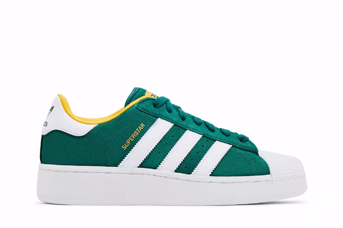 adidas Superstar XLG Collegiate Green White, view 2
