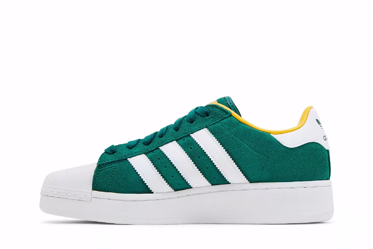 adidas Superstar XLG Collegiate Green White, view 4