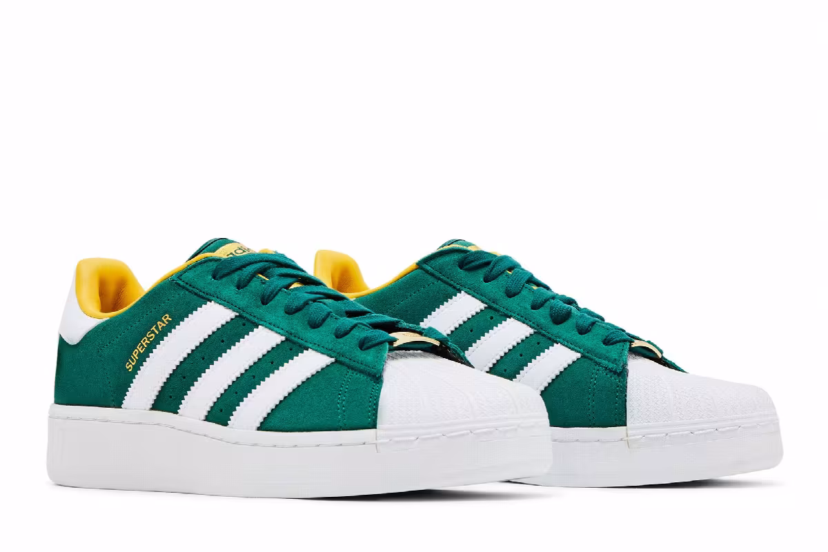 adidas Superstar XLG Collegiate Green White, view 9