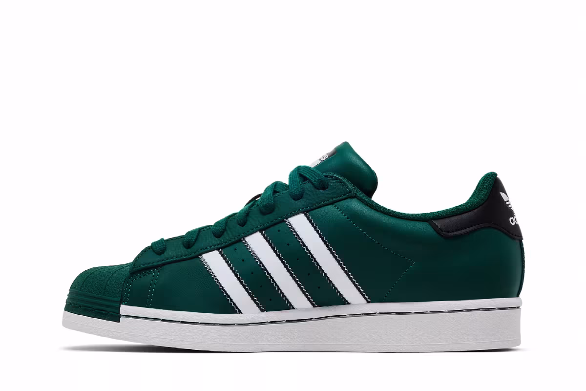 adidas Superstar Collegiate Green White, view 4