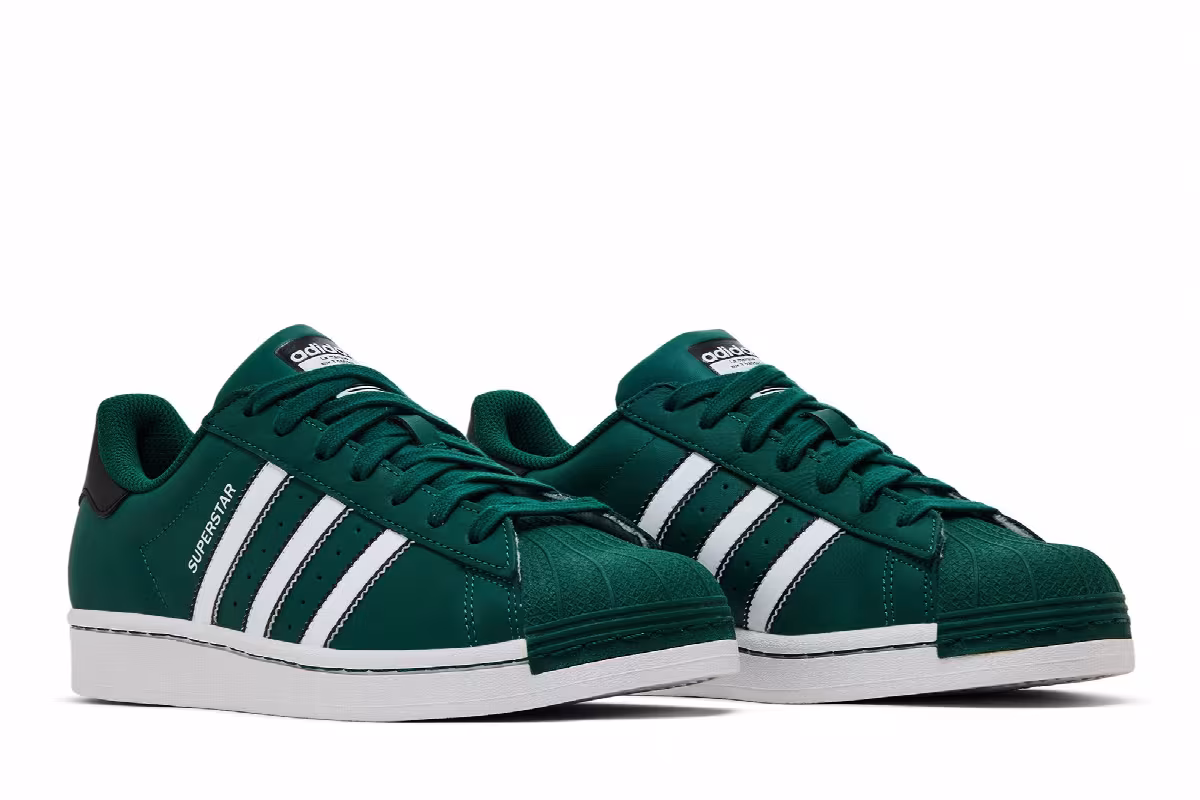 adidas Superstar Collegiate Green White, view 9